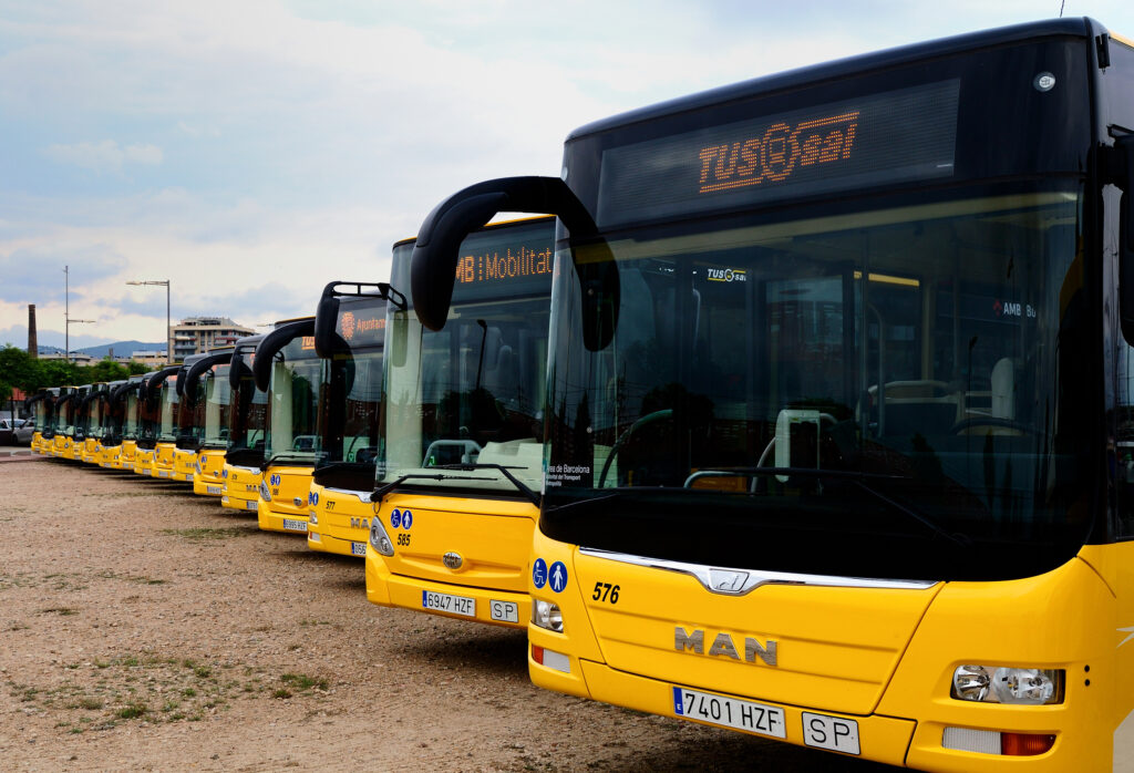 Presentació autobusos setmana mobilitat